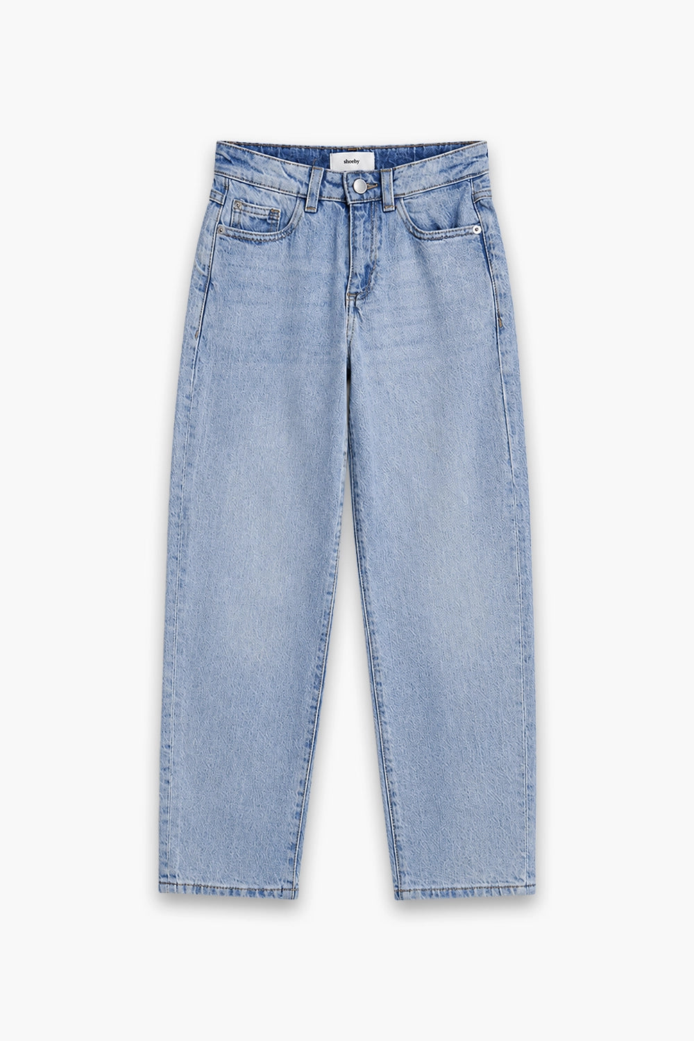 Boy Branded Loose fit Denim Pant - L/Blue