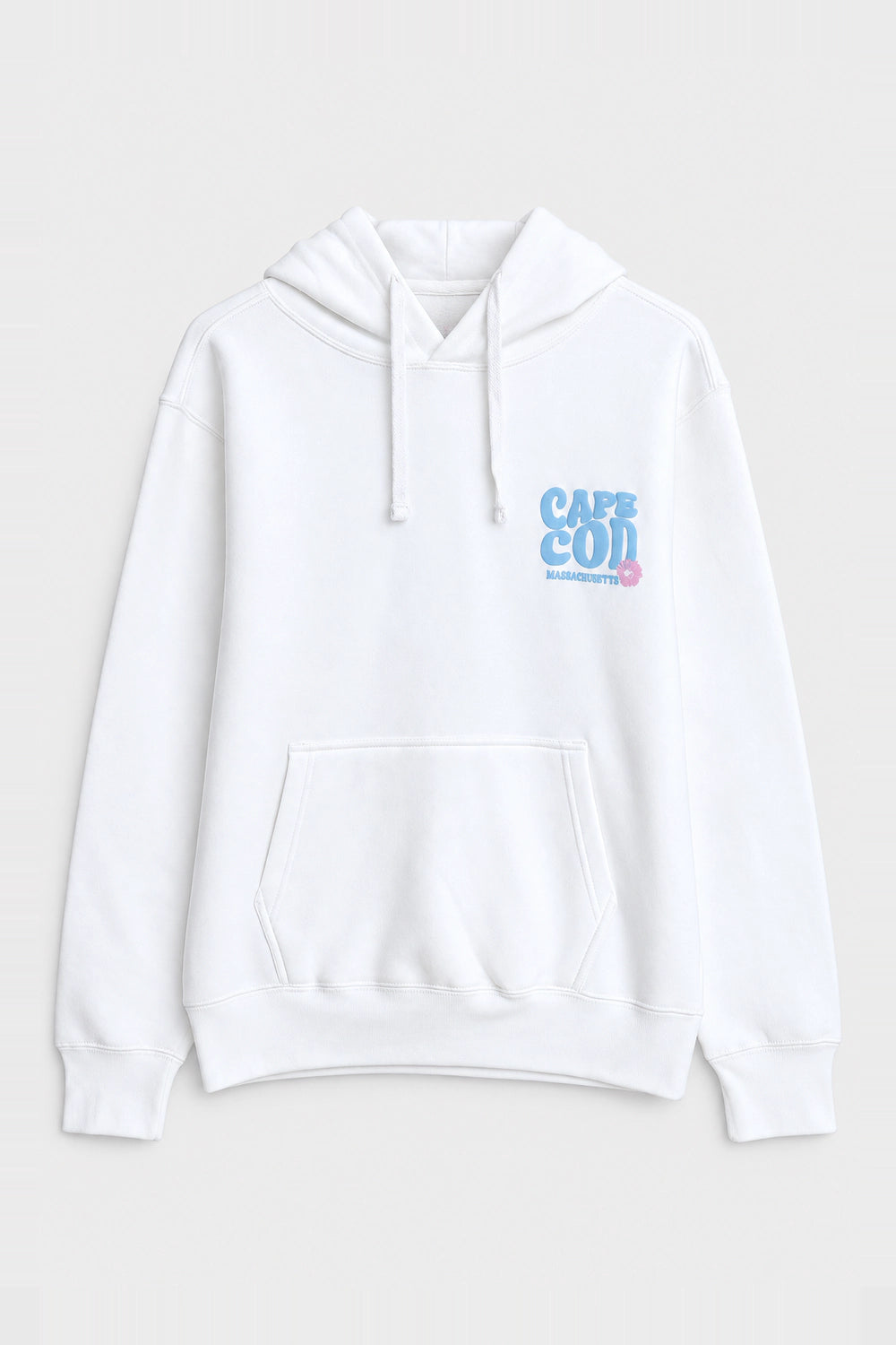 Women Branded Graphic Pullover Hoodie - White