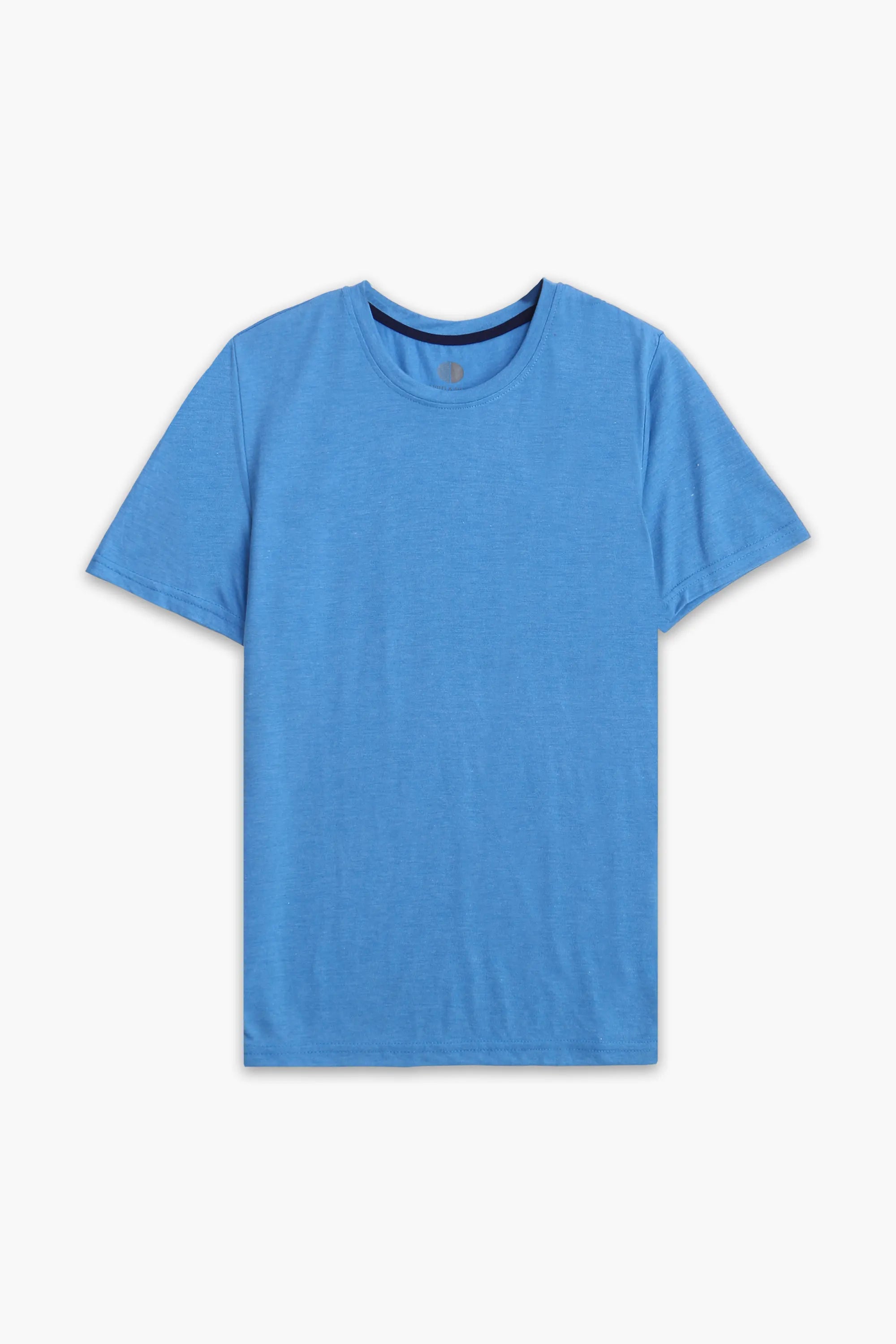 Men Branded R-Neck Tee - Blue