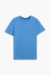 Men Branded R-Neck Tee - Blue