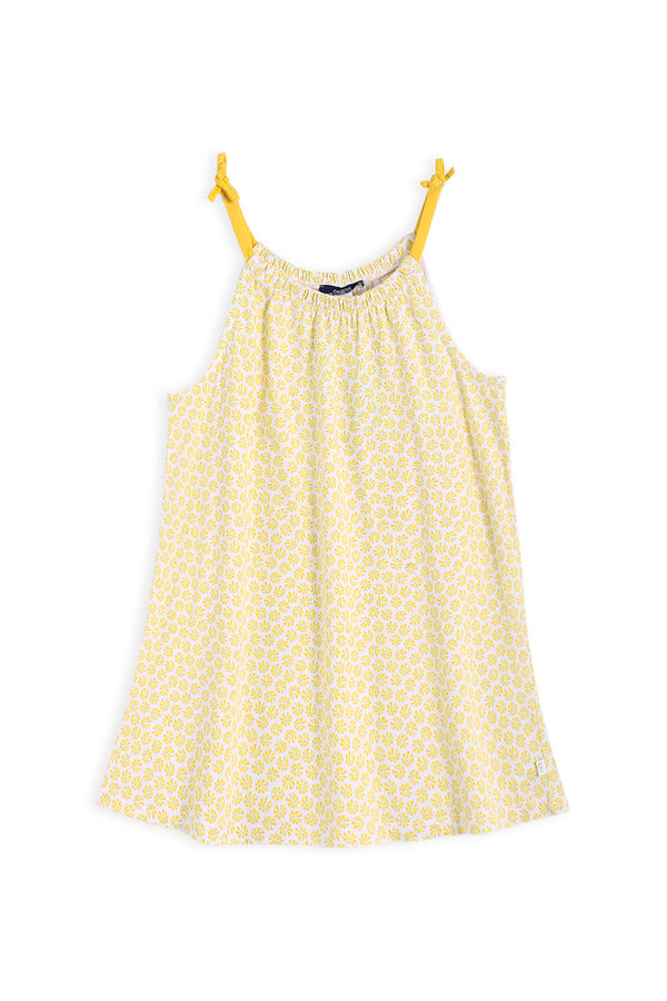 Girls Branded Graphic Tunic - Yellow