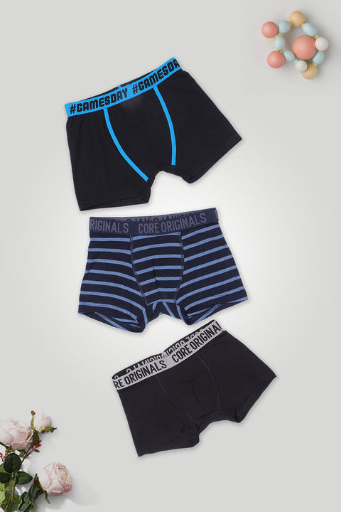 Boy Boxer Shorts Pack of 3 (Assorted)