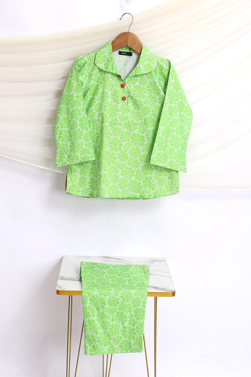 2 PIECE LAWN FUSION SUIT