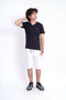 Men Givova V-Neck Tee - Black