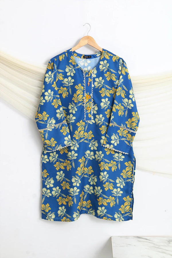 PRINTED SLUB SHIRT