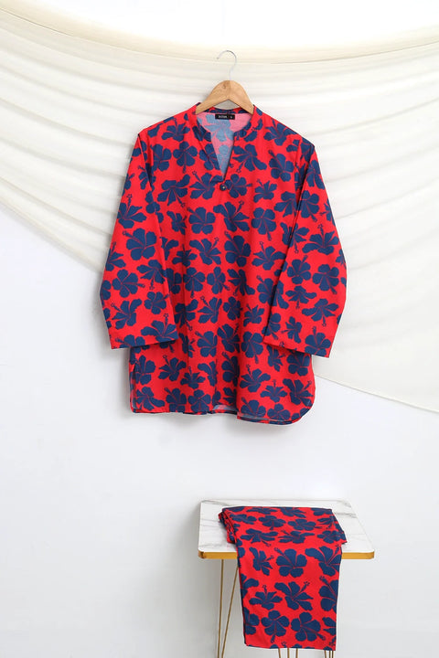 2 PIECE PRINTED LAWN SUIT