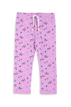 Girls Branded Graphic Pajama -Pink