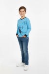 Boy Branded Graphic T-shirt F/S - Sky Blue