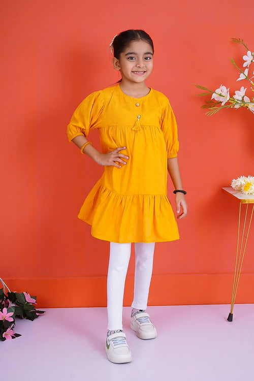 EMB JACQUARD FROCK