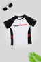 Boys Branded Graphic T-Shirt - Black and White