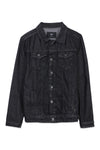 Men Denim Jacket HK00-1 - Black