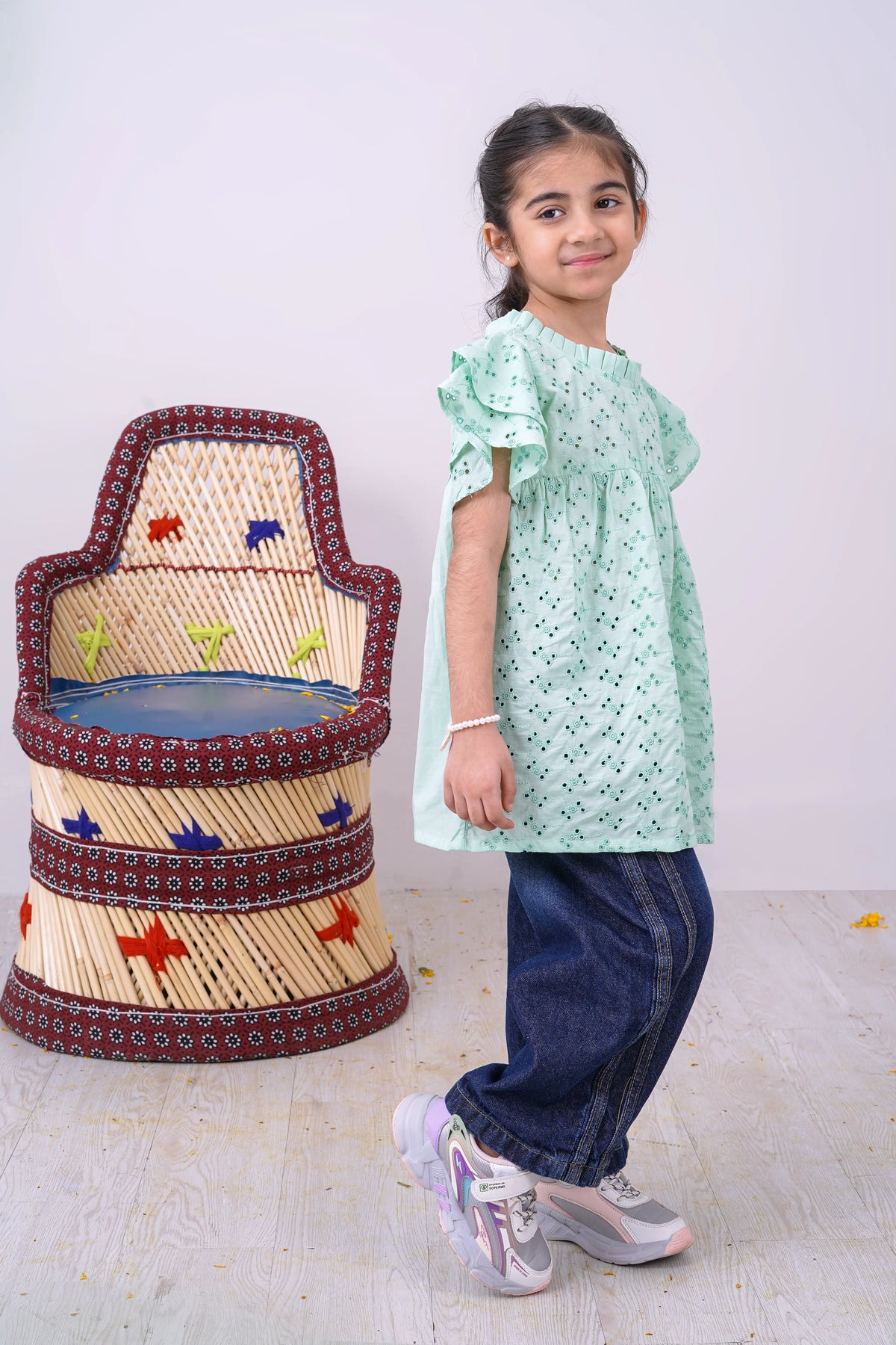 EMB LAWN FROCK