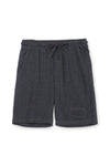 Men Branded Short - Charcoal