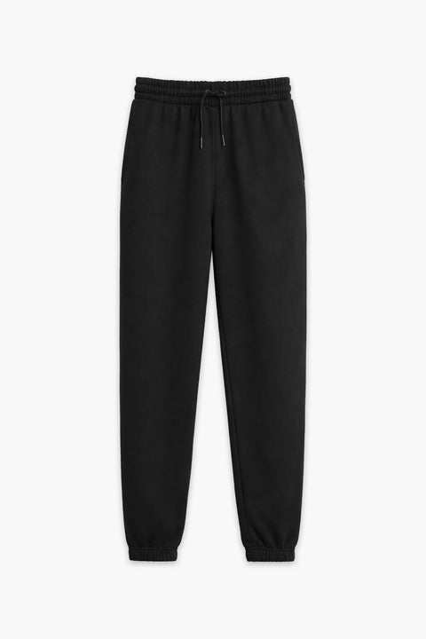 Men Branded Trouser - Black