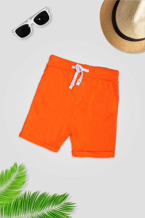 Boy Fly Buttons Short BS17 - Orange