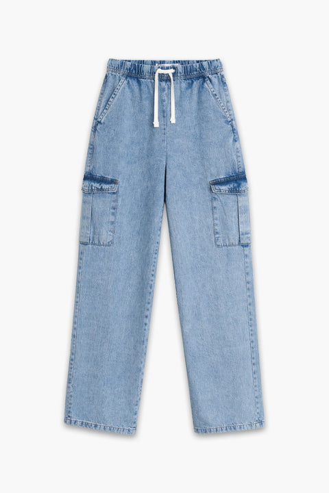 DENIM CARGO PANT