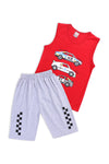 Boys Graphic 2-Piece Suit A-17758 - Red