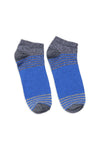 Men's Ankle Socks - Blue & Gray