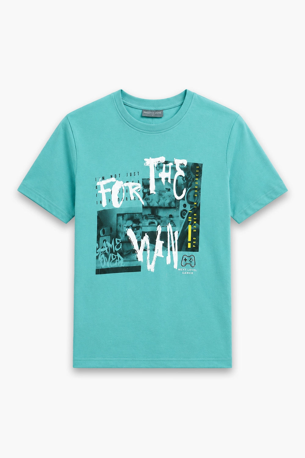 Boys Branded Graphic T-Shirt - Green