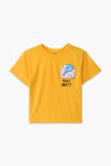 Girls Branded Graphic T-Shirt - Mustard