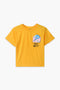 Girls Branded Graphic T-Shirt - Mustard