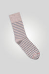 Men Stripes Long Socks - Fawn