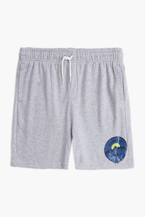 Men Branded Short - Heather Grey
