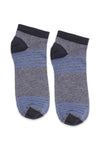 Men's Ankle Socks - Sky & Grey