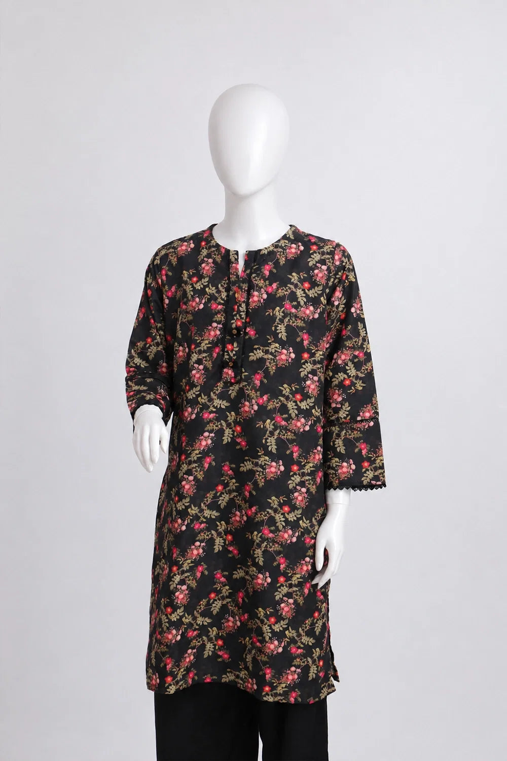 PRINTED SLUB SHIRT