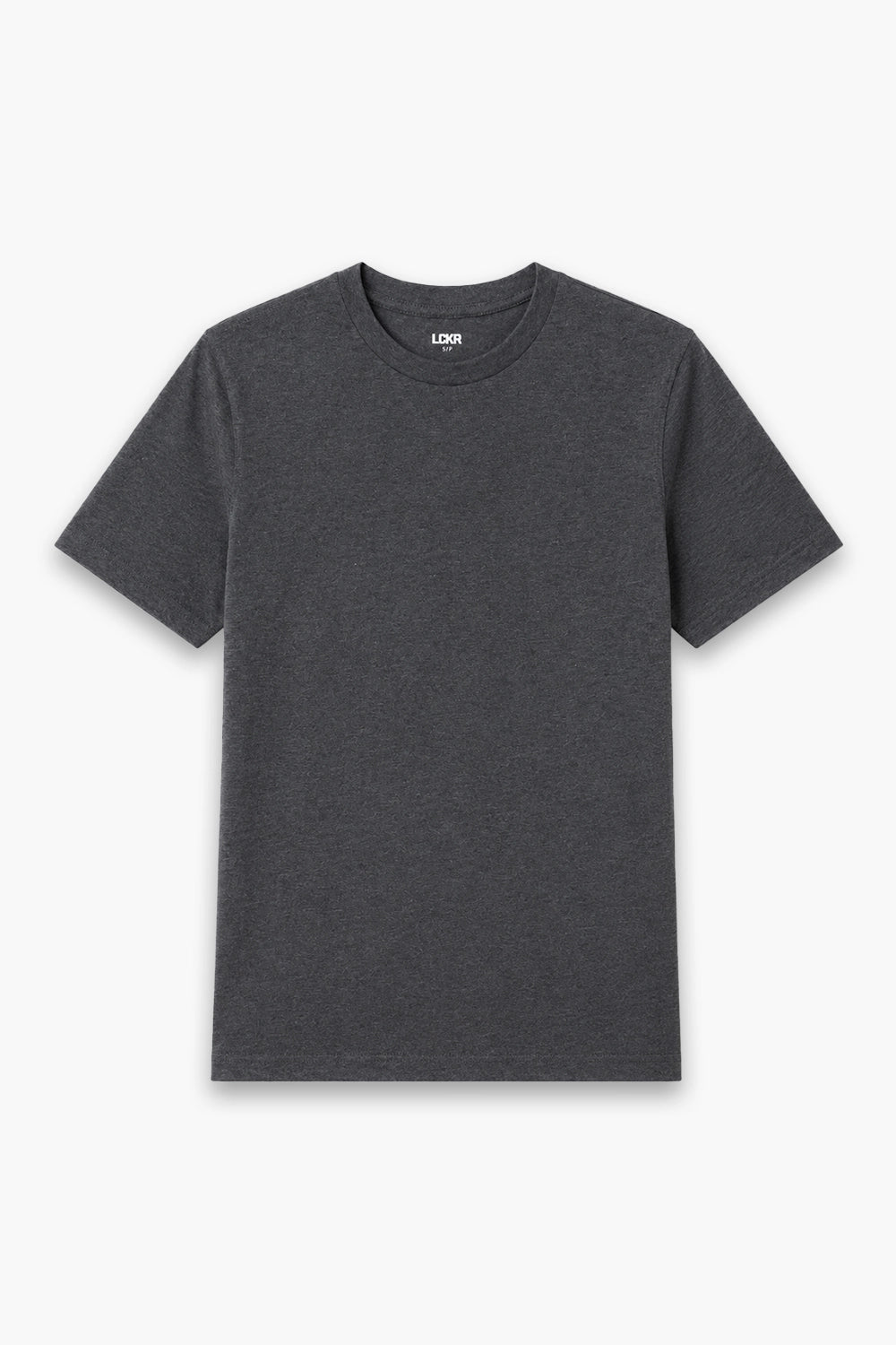 Men Branded Basic T-Shirt - Charcoal