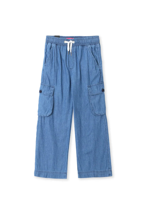 Denim Wide Leg Pant
