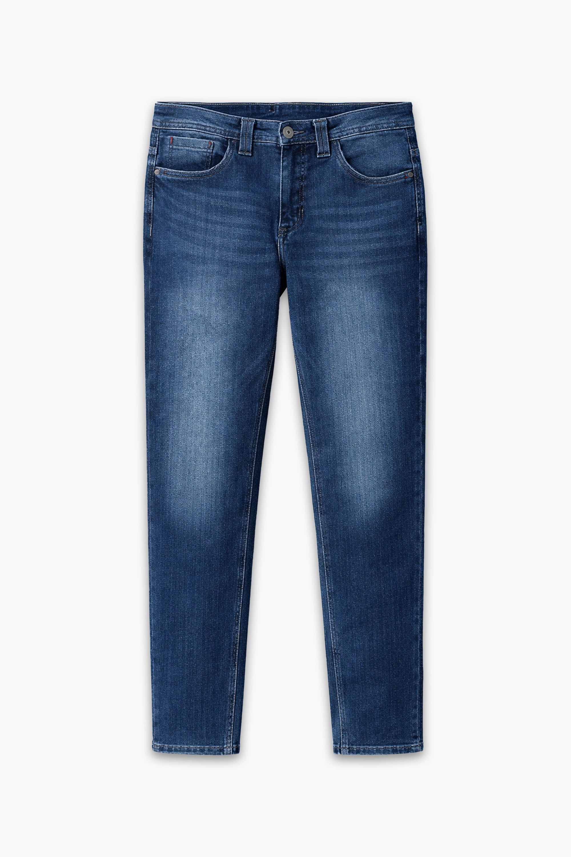 Men Branded Denim Jeans - Blue