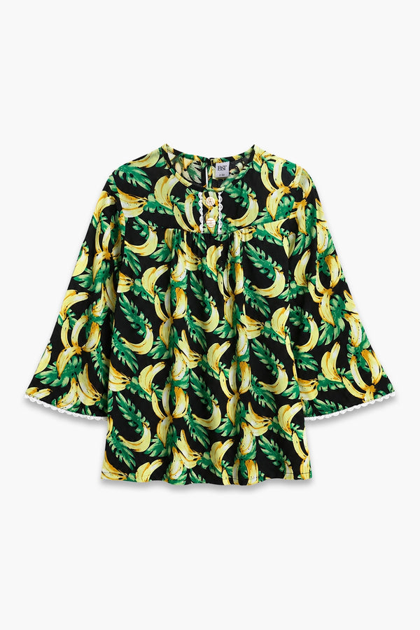 Graphic Loungewear Suit - GREEN & BLACK