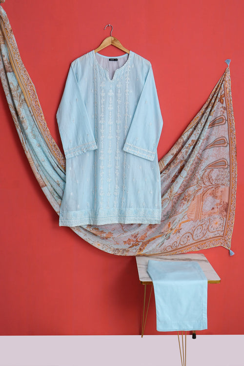 3 PIECE EMB LAWN SUITS