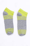 Men's Ankle Socks - Green & Grey