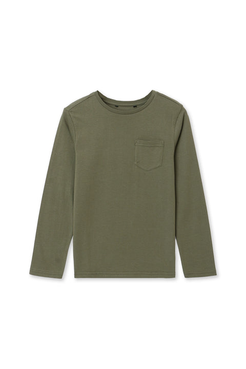 Boy Branded Basic Tee F/S - Green