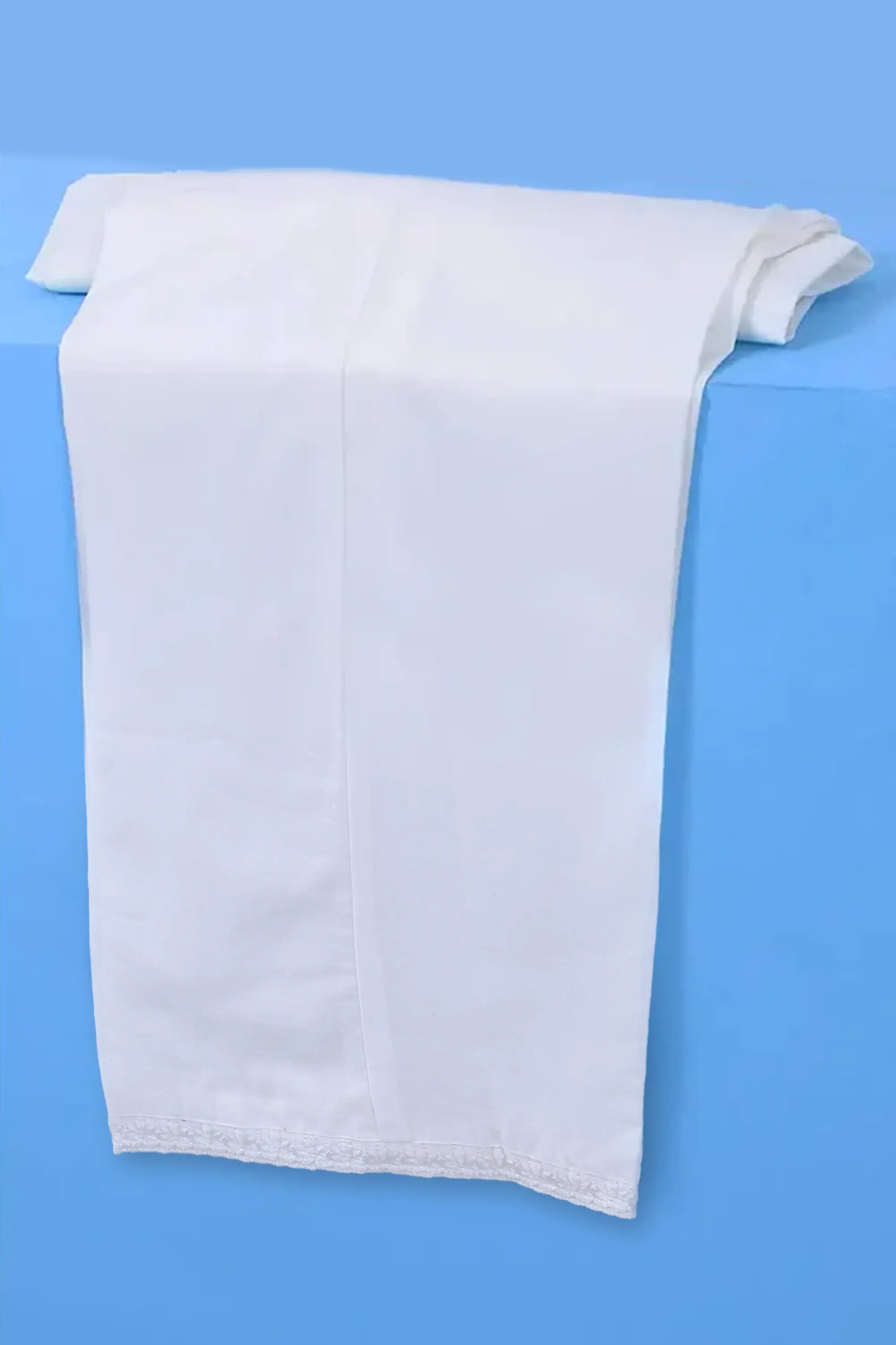 COTTON WIDE LEG TROUSER