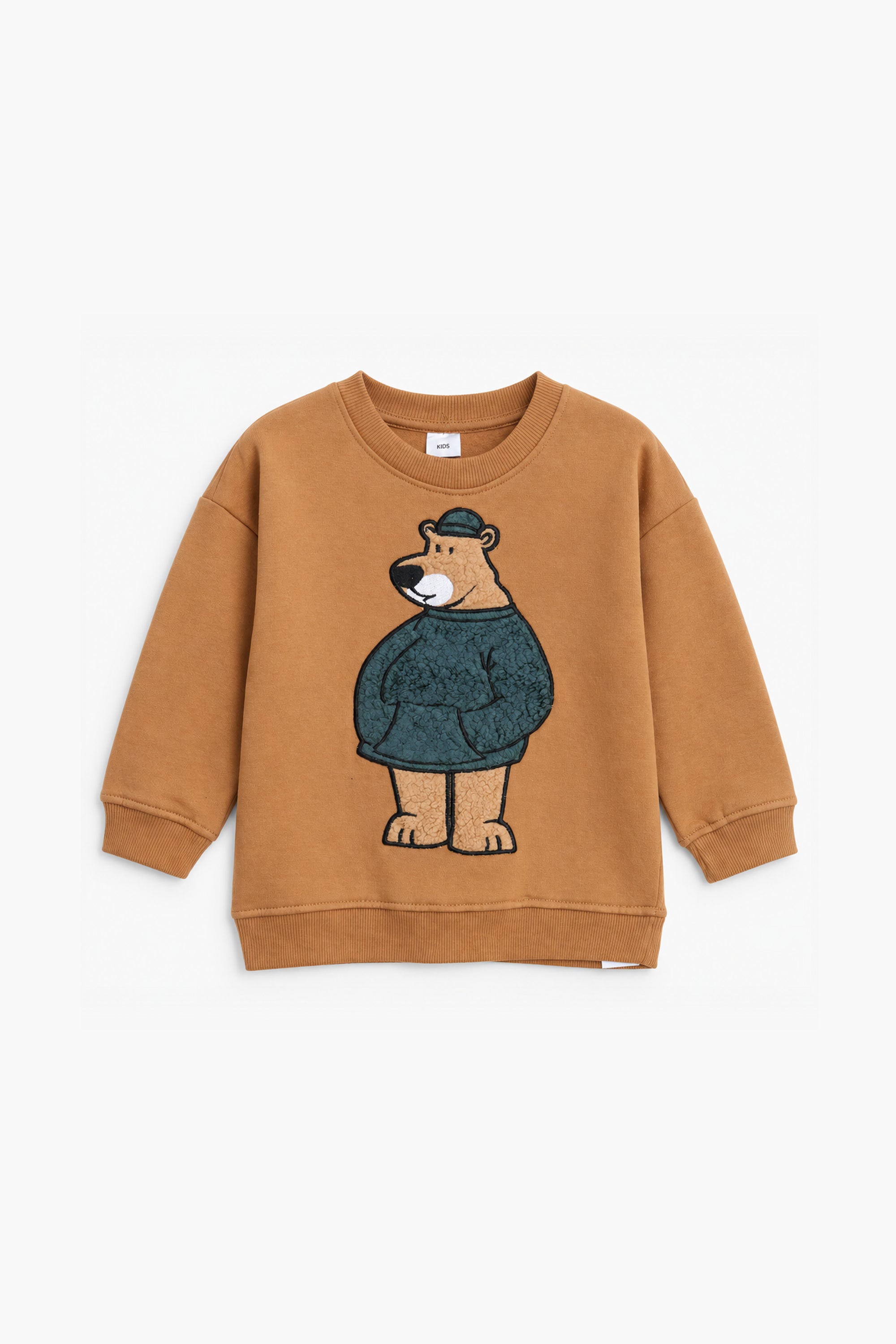 Boys Branded Graphic Sweatshirt - Brown