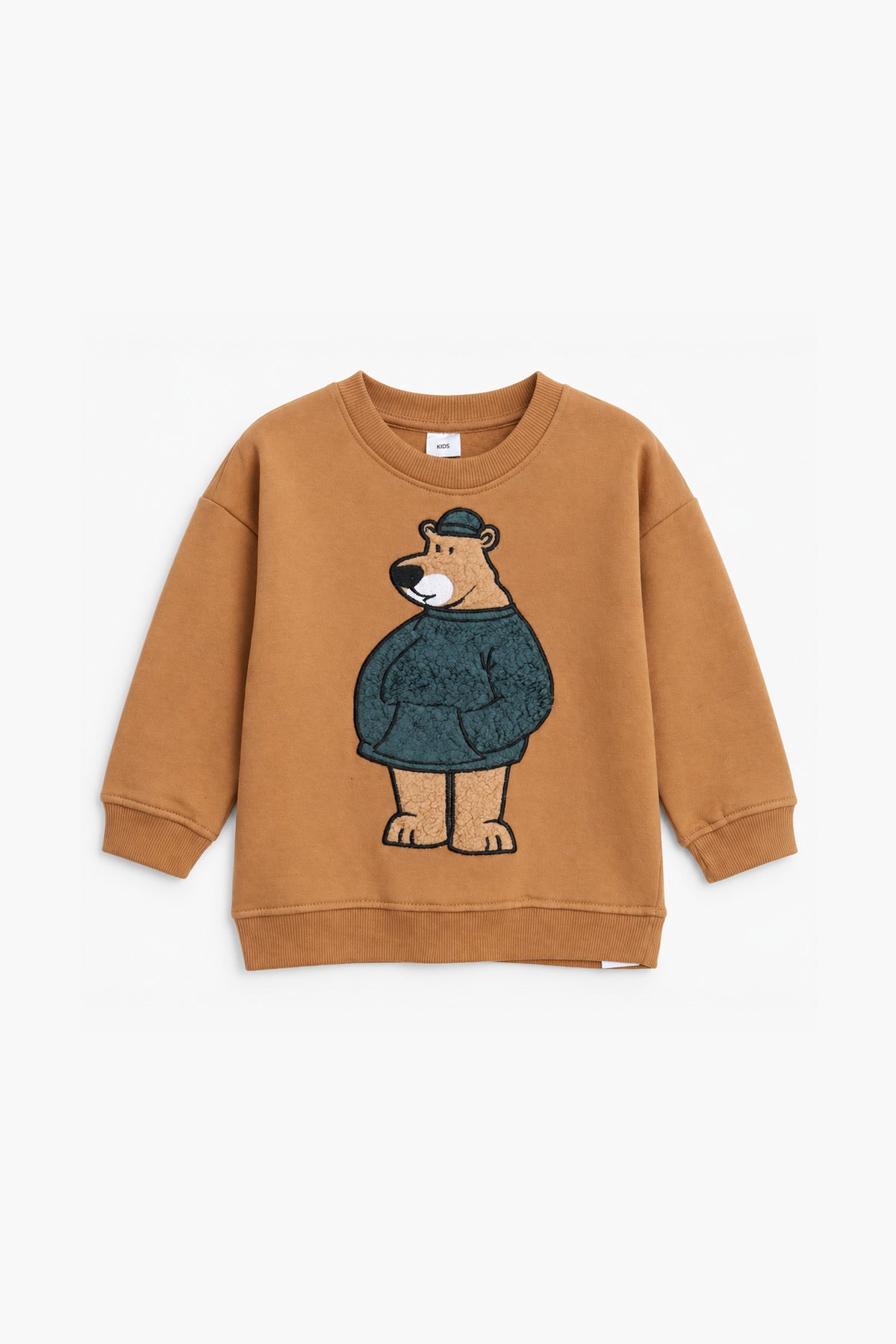 Boys Branded Graphic Sweatshirt - Brown