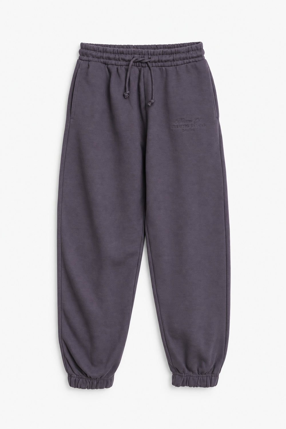 Women Branded Fleece Trouser - D/Purple