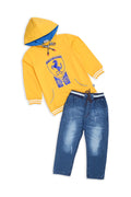 Boys Graphic 2-Piece Suit R089 - Yellow