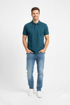 Men Branded Polo - Teal