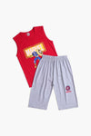 Boys Graphic 2-Piece Suit A-17748 - Red
