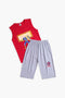Boys Graphic 2-Piece Suit A-17748 - Red