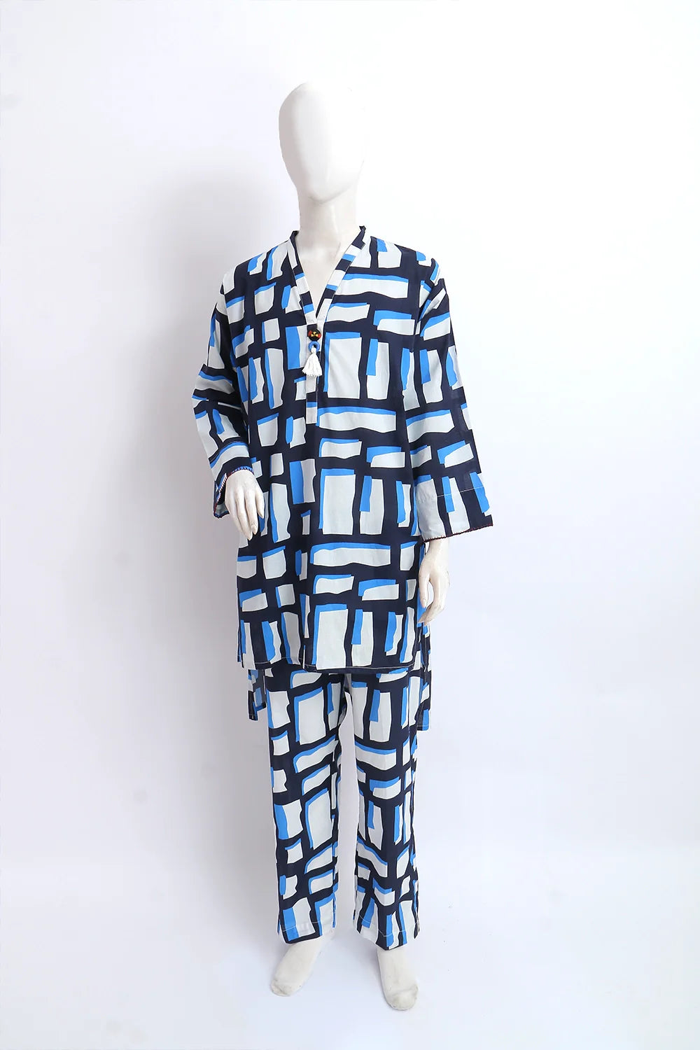 2 PIECE PRINTED LAWN SUIT