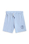 Boy Branded Short - Sky Blue