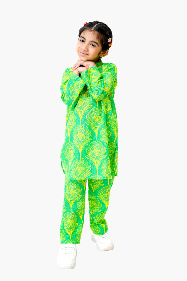 2 PIECE PRINTED KHADDAR SUIT