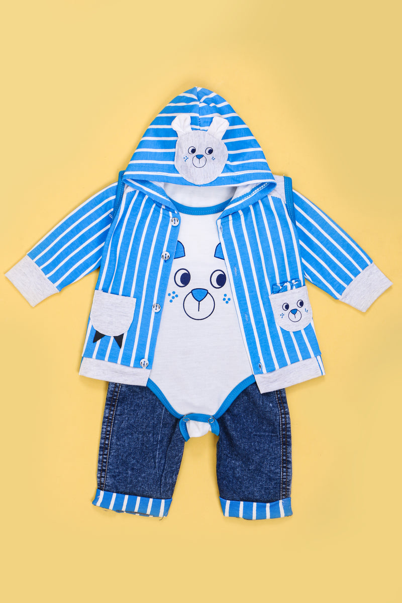 Infant Graphic 3Piece Suit A17 Blue Expostorepk