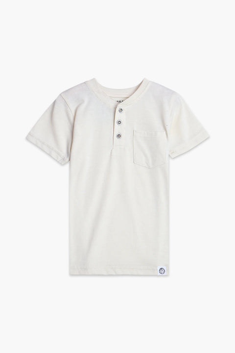 Boys Branded basic T-Shirt - Off White
