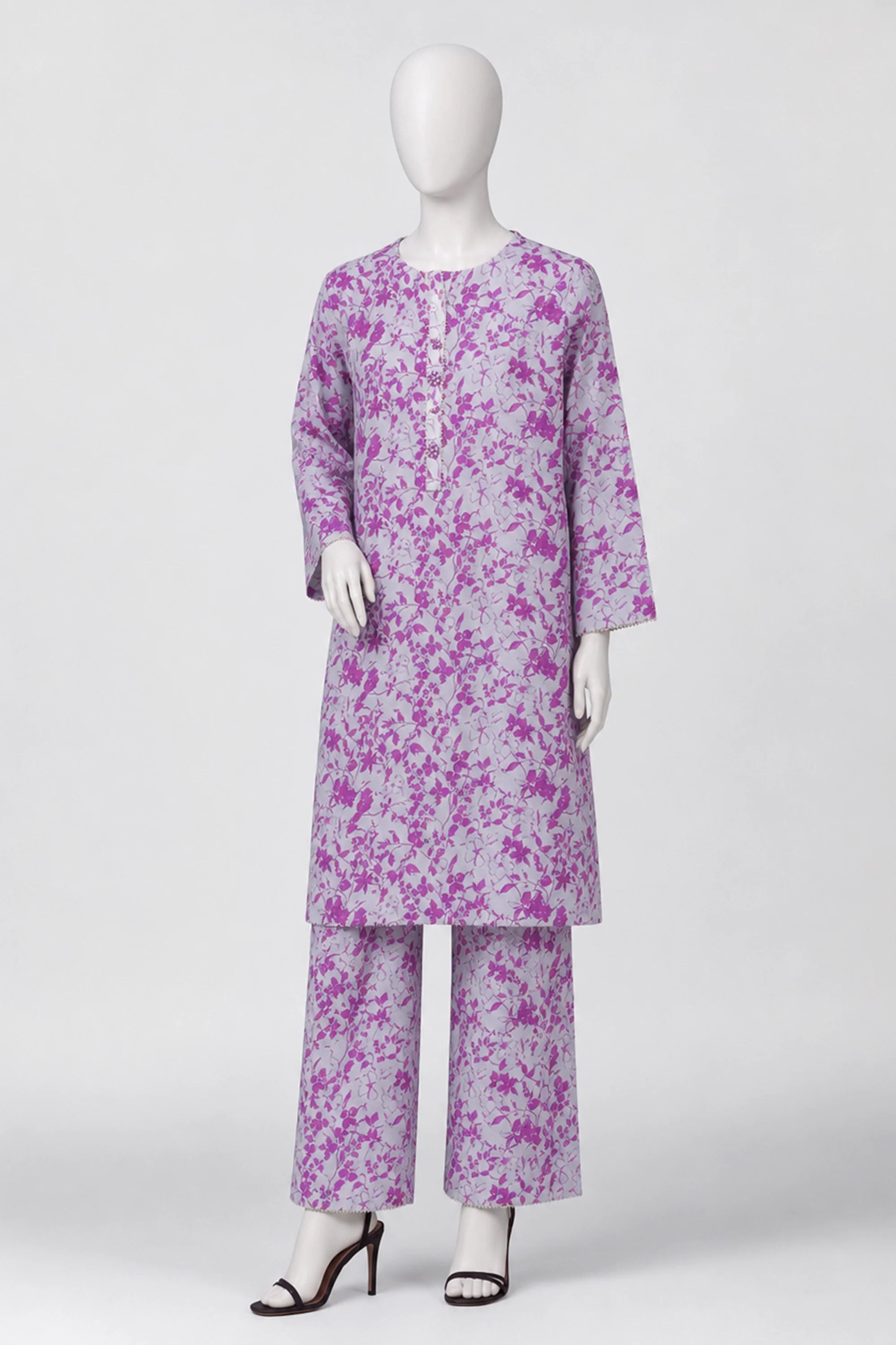 2 PIECE PRINTED KHADDAR SUIT